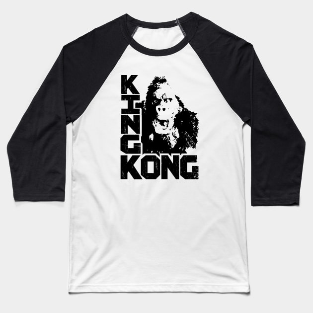 KING KONG '33 - Double text Baseball T-Shirt by ROBZILLA